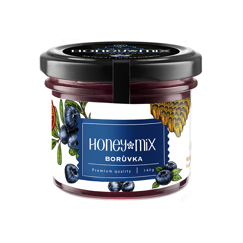 HoneyMix s borůvkou 140 g Melicante 